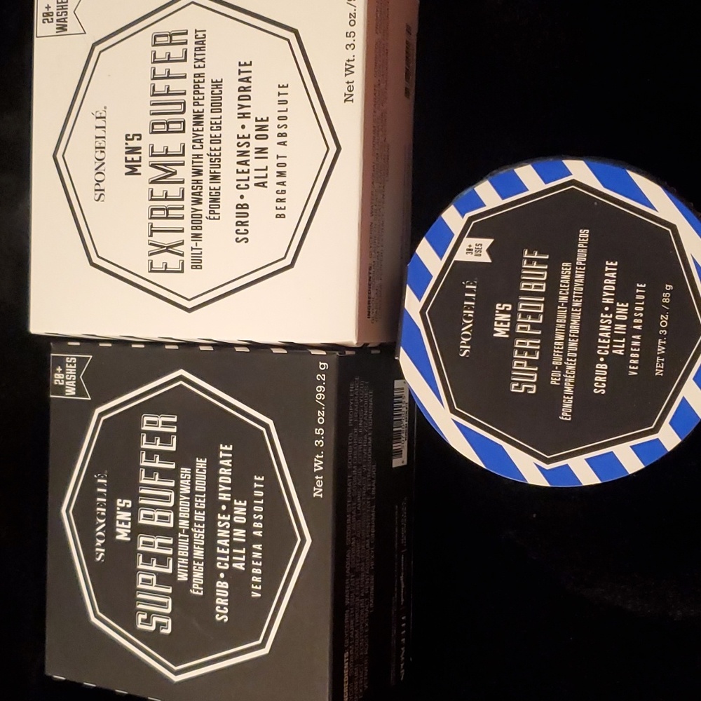 Mens Spongelle 3 Piece Set